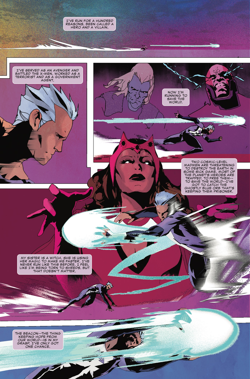 Illustration for article titled This Quicksilver: No Surrender #1 exclusive sends a speedster outside of time